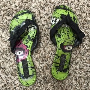 Iron Fist Green Zombie Sandals flip flops